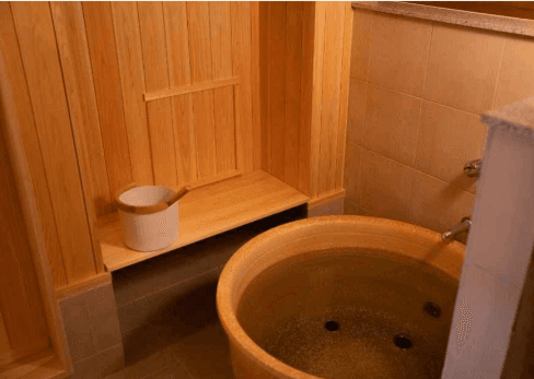 伝統的な入浴体験