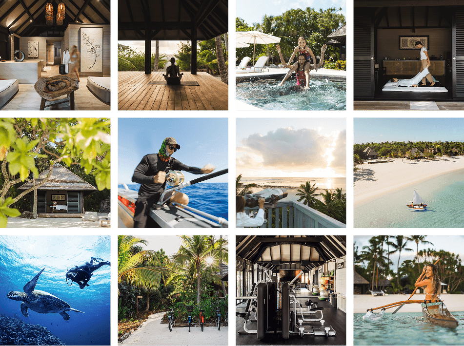 多種多彩な<br>アクティビティは<br>オールインクルーシブ