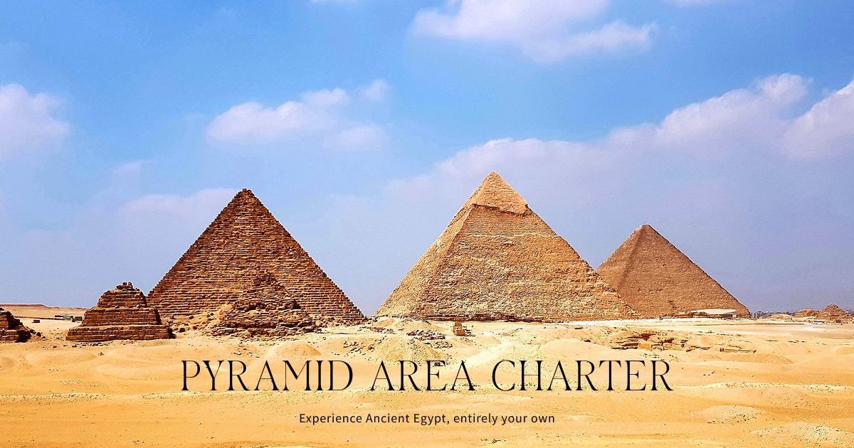 Private Access to the Ancient Egyptian Pyramid Area | anyBOUND